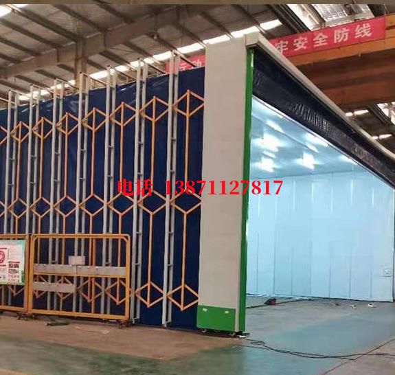 新建钢结构厂移动伸缩房